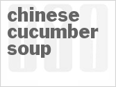 recipe for chinese cucumber soup