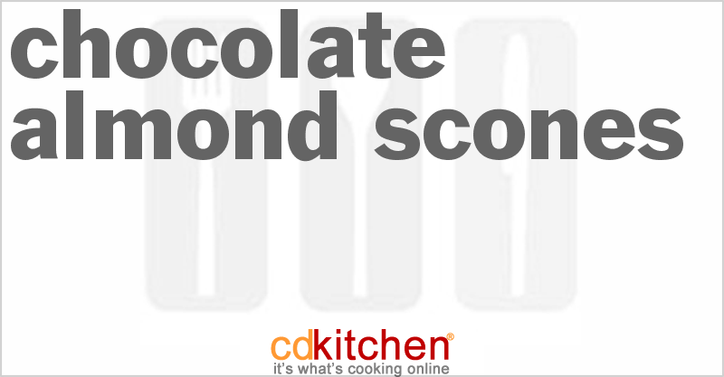 Chocolate Almond Scones - CDKitchen.com
