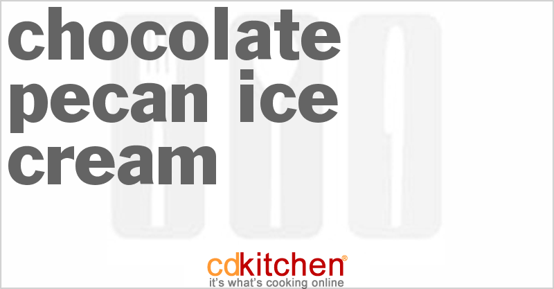 Chocolate Pecan Ice Cream - CDKitchen.com