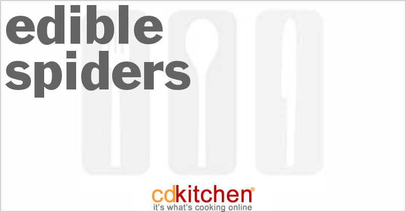 Edible Spiders - CDKitchen.com