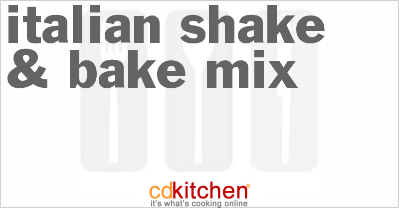 Italian Shake & Bake Mix - CDKitchen.com