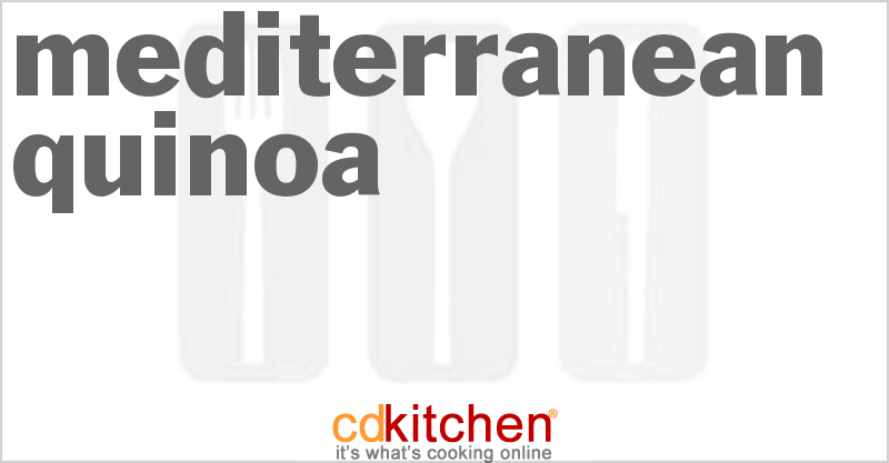 Mediterranean Quinoa - CDKitchen.com