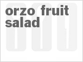 recipe for orzo fruit salad