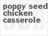 recipe for poppy seed chicken casserole