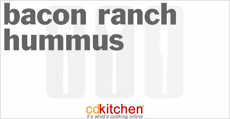 Bacon Ranch Hummus - CDKitchen.com
