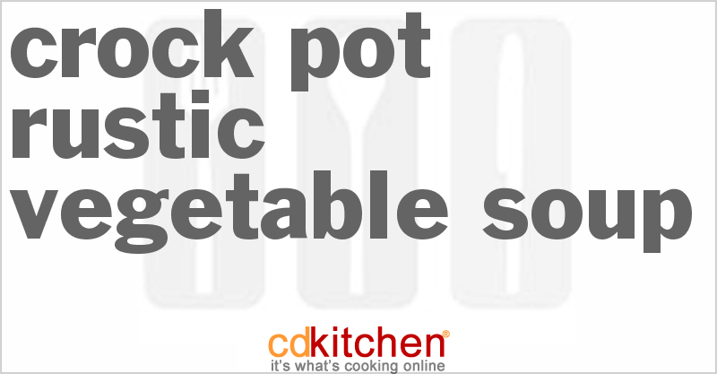 Rustic Vegetable Soup - CDKitchen.com