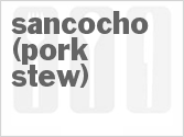 recipe for sancocho (pork stew)