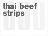 recipe for thai beef strips