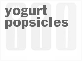 recipe for yogurt popsicles