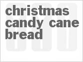 Christmas Candy Cane Bread