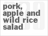 Pork, Apple and Wild Rice Salad