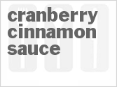 Cranberry Cinnamon Sauce