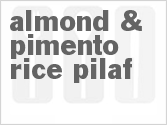 recipe for almond & pimento rice pilaf