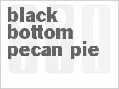 recipe for black bottom pecan pie