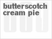 recipe for butterscotch cream pie