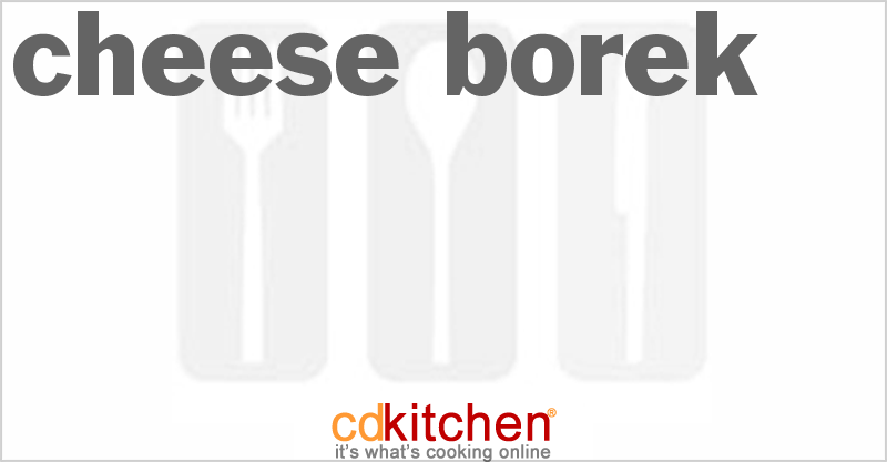 Cheese Borek - CDKitchen.com