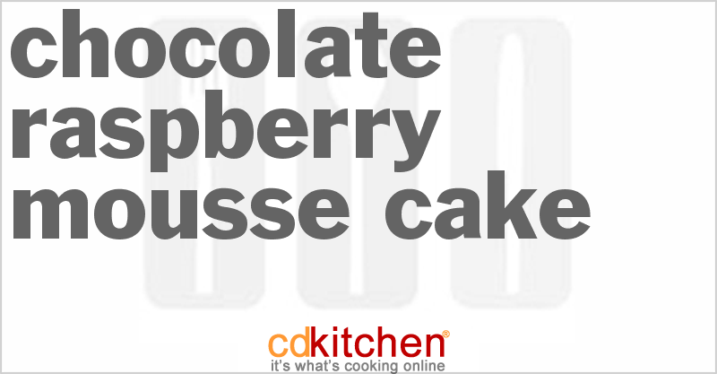 Chocolate Raspberry Mousse Cake - CDKitchen.com