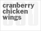 recipe for cranberry chicken wings