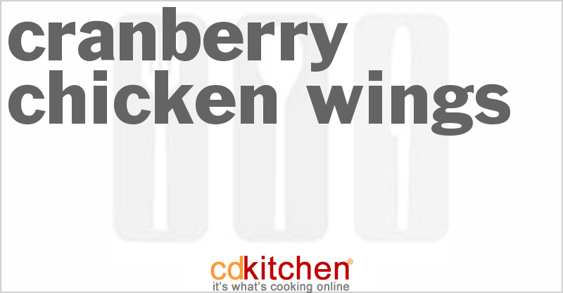 Cranberry Chicken Wings - CDKitchen.com