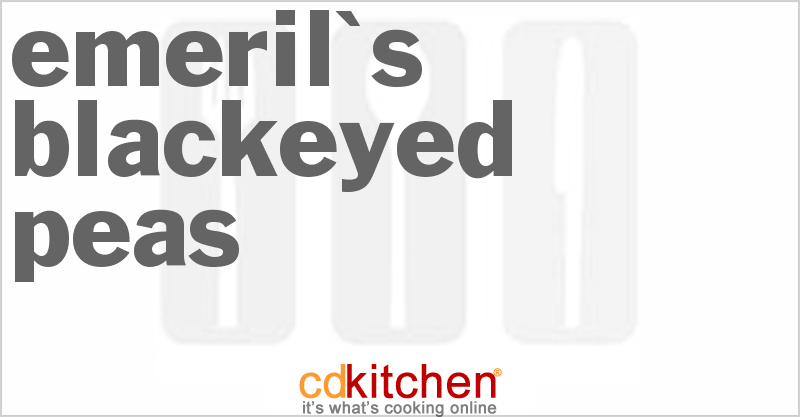 Emeril's Blackeyed Peas - CDKitchen.com