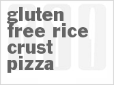recipe for gluten free rice crust pizza