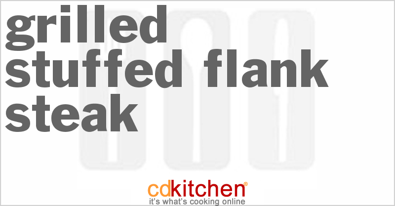 Grilled Stuffed Flank Steak - CDKitchen.com