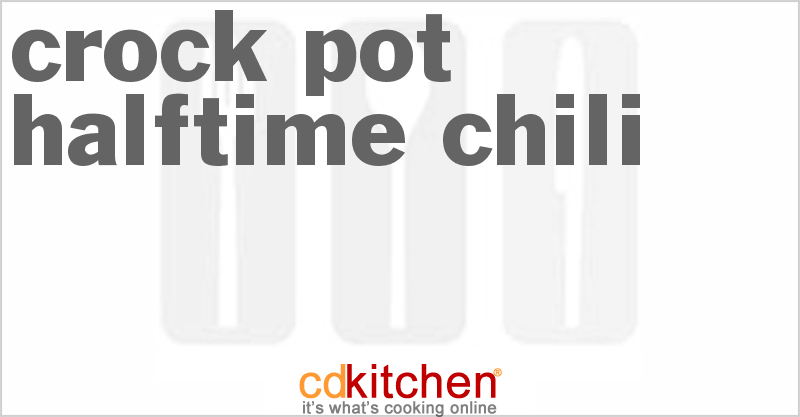 Halftime Chili - CDKitchen.com