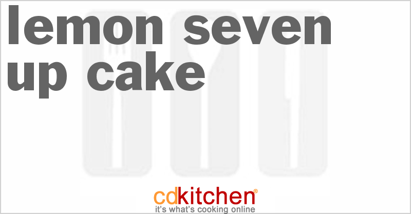 Lemon Seven-Up Cake - CDKitchen.com