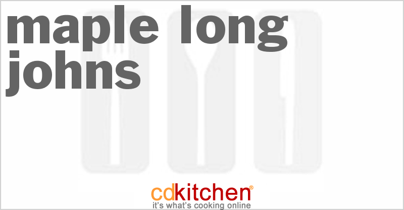 Maple Long Johns - CDKitchen.com