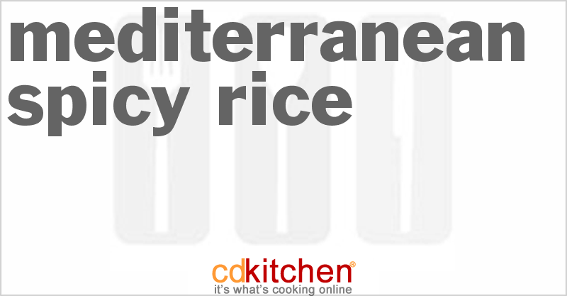 Mediterranean Spicy Rice - CDKitchen.com