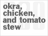 recipe for okra, chicken, and tomato stew