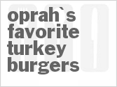 recipe for oprah's favorite turkey burgers