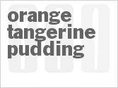 recipe for orange tangerine pudding