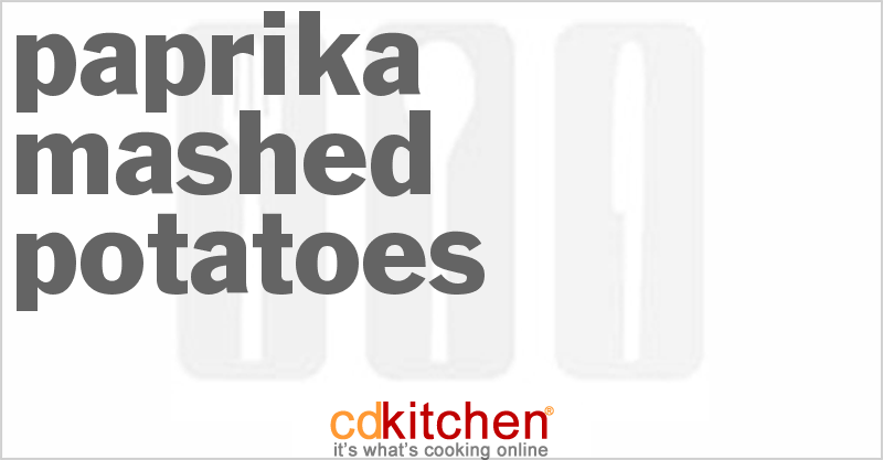 Paprika Mashed Potatoes - CDKitchen.com