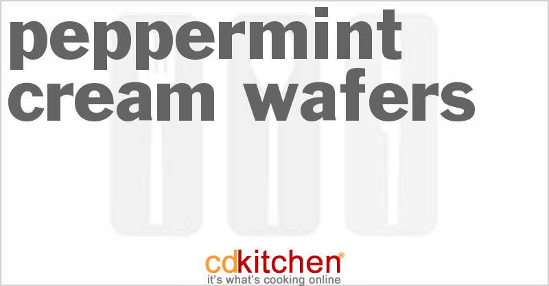 Peppermint Cream Wafers - CDKitchen.com