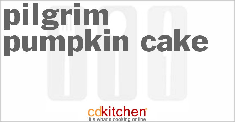 Pilgrim Pumpkin Cake - CDKitchen.com