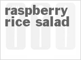 recipe for raspberry rice salad