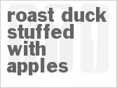 recipe for roast duck stuffed with apples