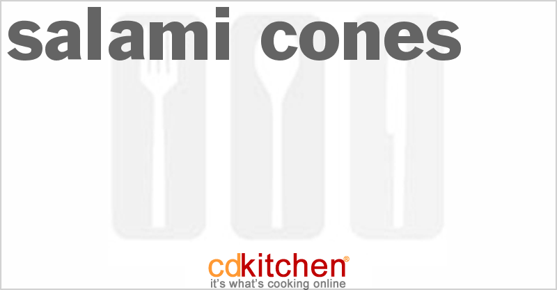 Salami Cones - CDKitchen.com
