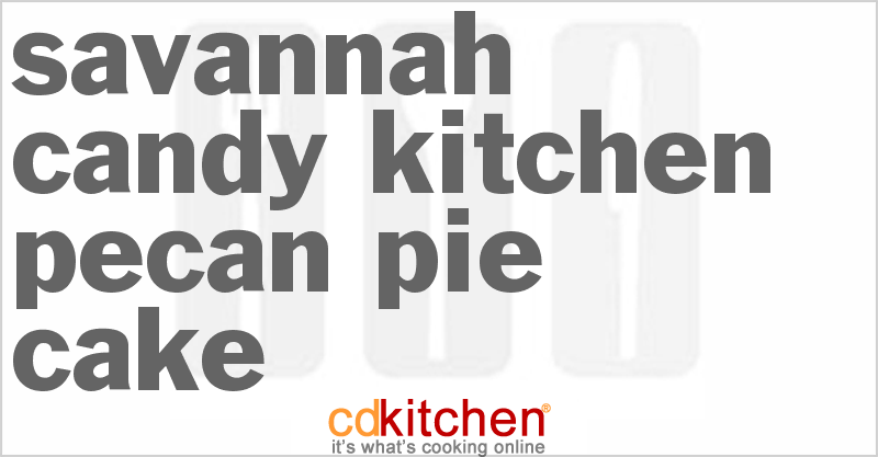 Savannah Candy Kitchen Pecan Pie Cake - CDKitchen.com