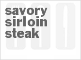 recipe for savory sirloin steak
