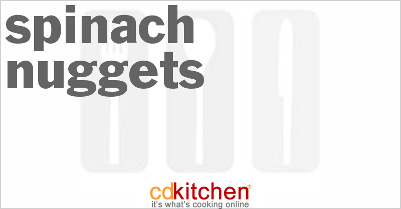 Spinach Nuggets - CDKitchen.com