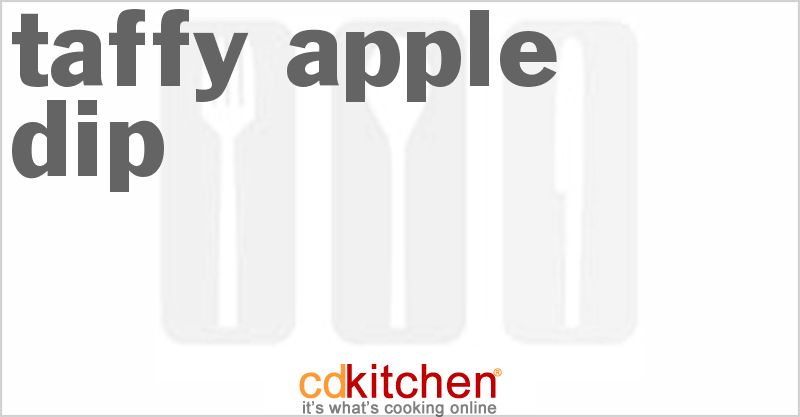 Taffy Apple Dip - CDKitchen.com