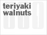 recipe for teriyaki walnuts