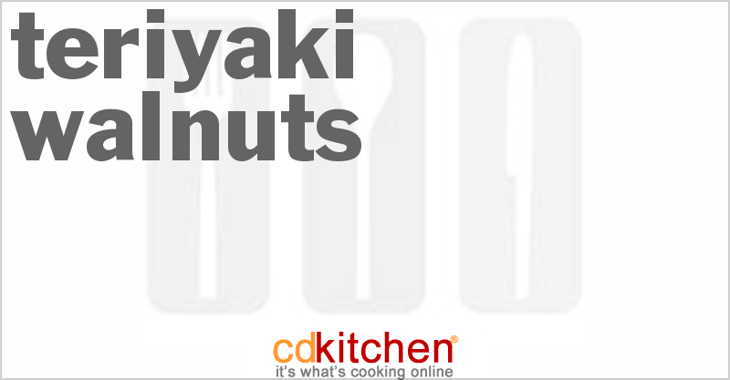 Teriyaki Walnuts - CDKitchen.com