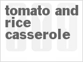 Tomato And Rice Casserole