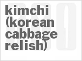 Kimchi (Korean Cabbage Relish)