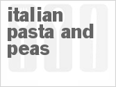 Italian Pasta And Peas