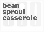 recipe for bean sprout casserole