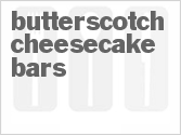 recipe for butterscotch cheesecake bars